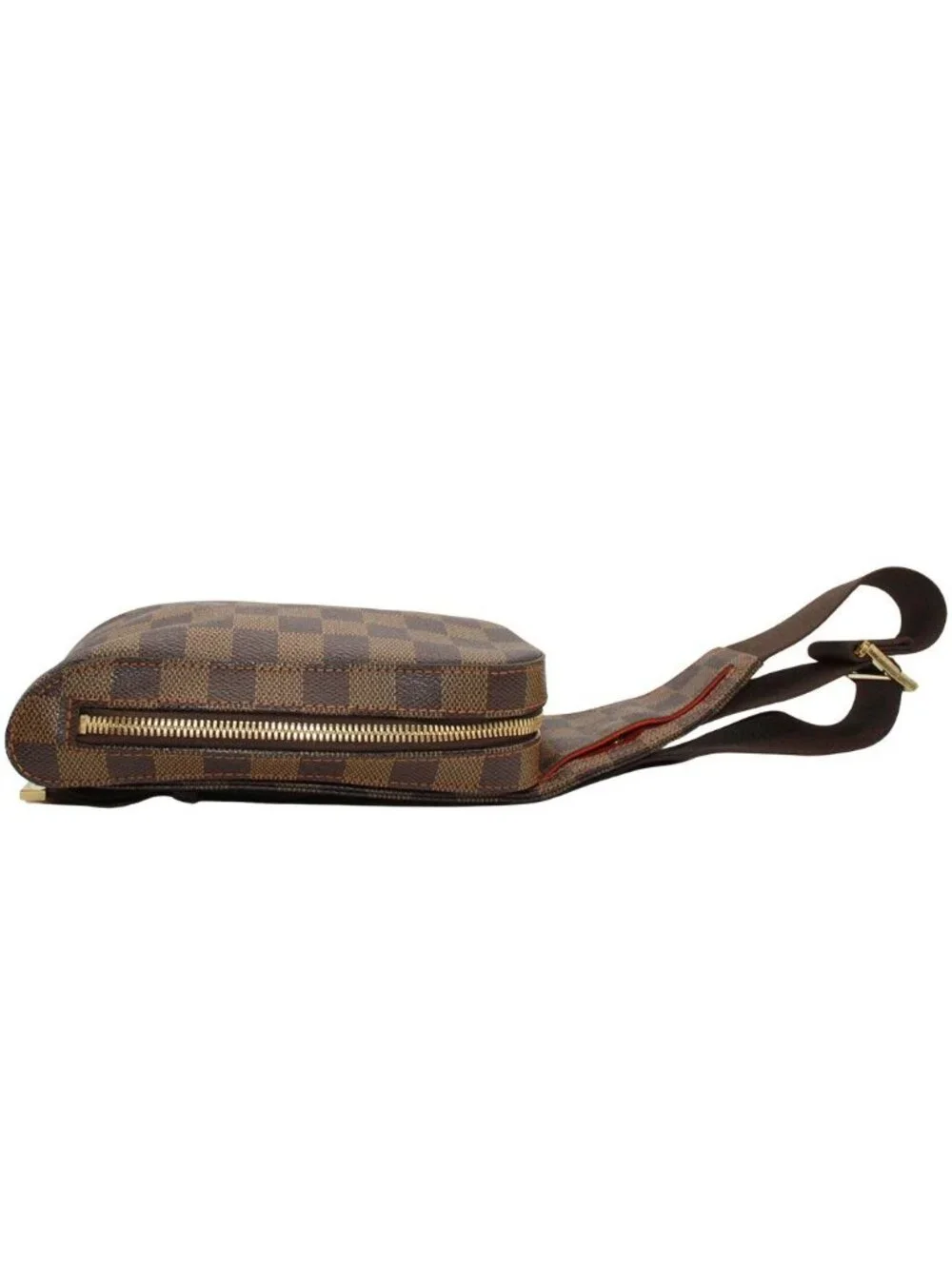 Louis Vuitton Belt Bag Damier Canvas Geronimos Ebene Brown